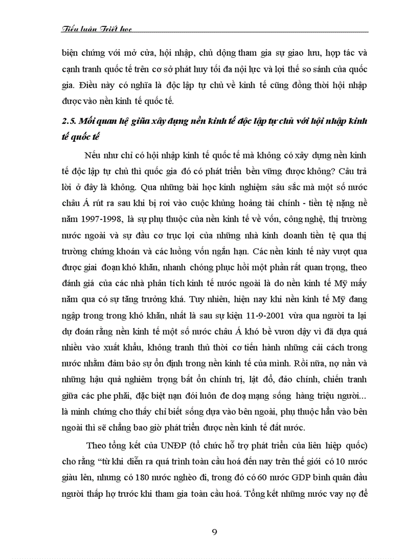 image for page Phép biện chứng về mối liên hệ phố biến và vận dụng phân tích mối liên hệ giữa xây dựng nền kinh tế độc lập tự chủ với hội nhập kinh tế quốc tế