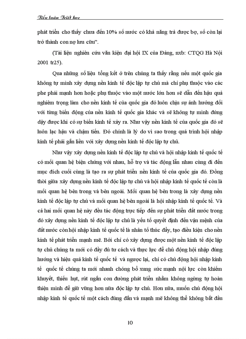 image for page Phép biện chứng về mối liên hệ phố biến và vận dụng phân tích mối liên hệ giữa xây dựng nền kinh tế độc lập tự chủ với hội nhập kinh tế quốc tế