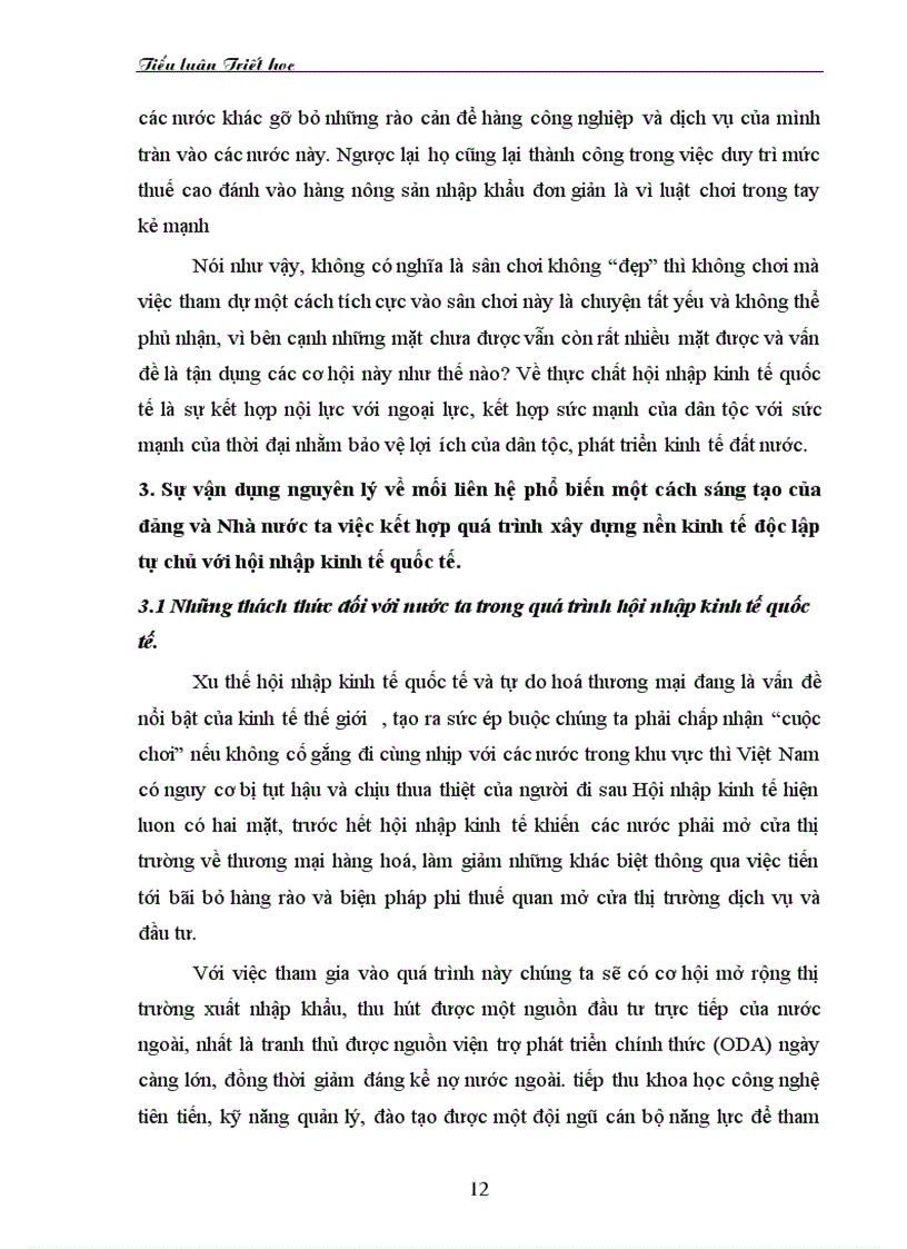 image for page Phép biện chứng về mối liên hệ phố biến và vận dụng phân tích mối liên hệ giữa xây dựng nền kinh tế độc lập tự chủ với hội nhập kinh tế quốc tế