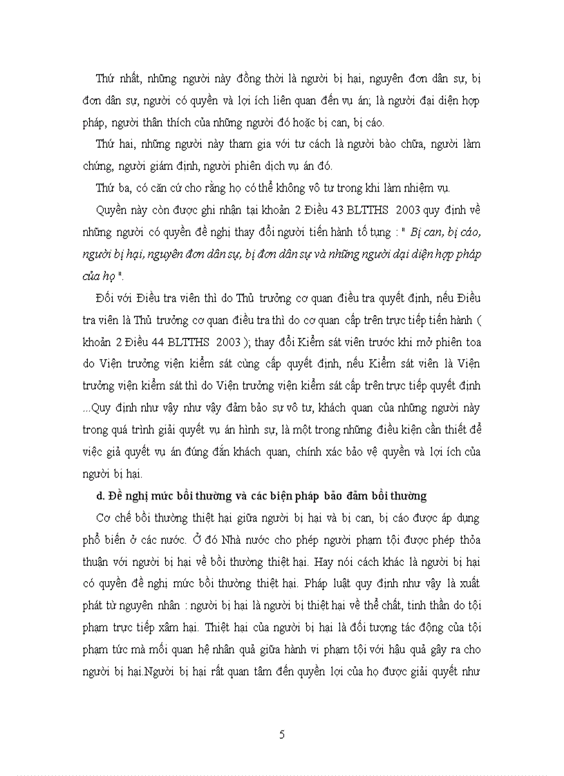 image for page Tiểu luận học kỳ luật tó tụng hình sự Quyền và nghĩa vụ của người bị hại trong tố tụng hình sự và việc hoàn thiện pháp luật nhằm bảo đảm thực hiện quyền và nghĩa vụ của người bị