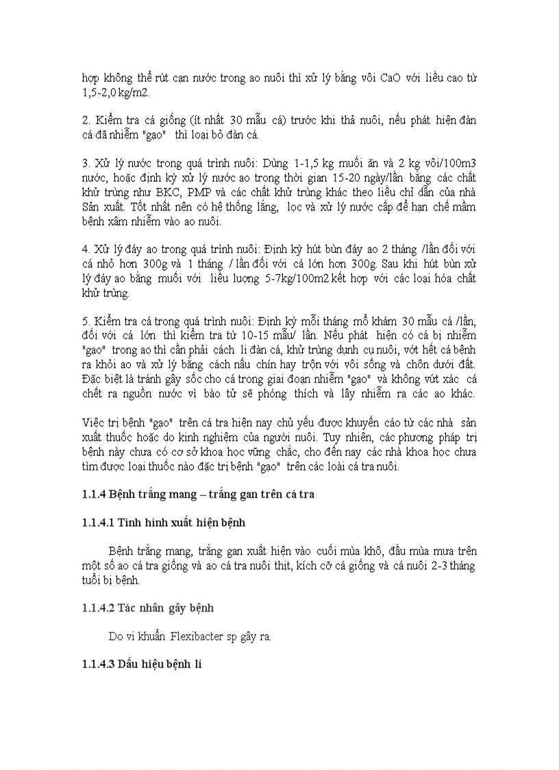 image for page Bệnh trên cá tra cá basa