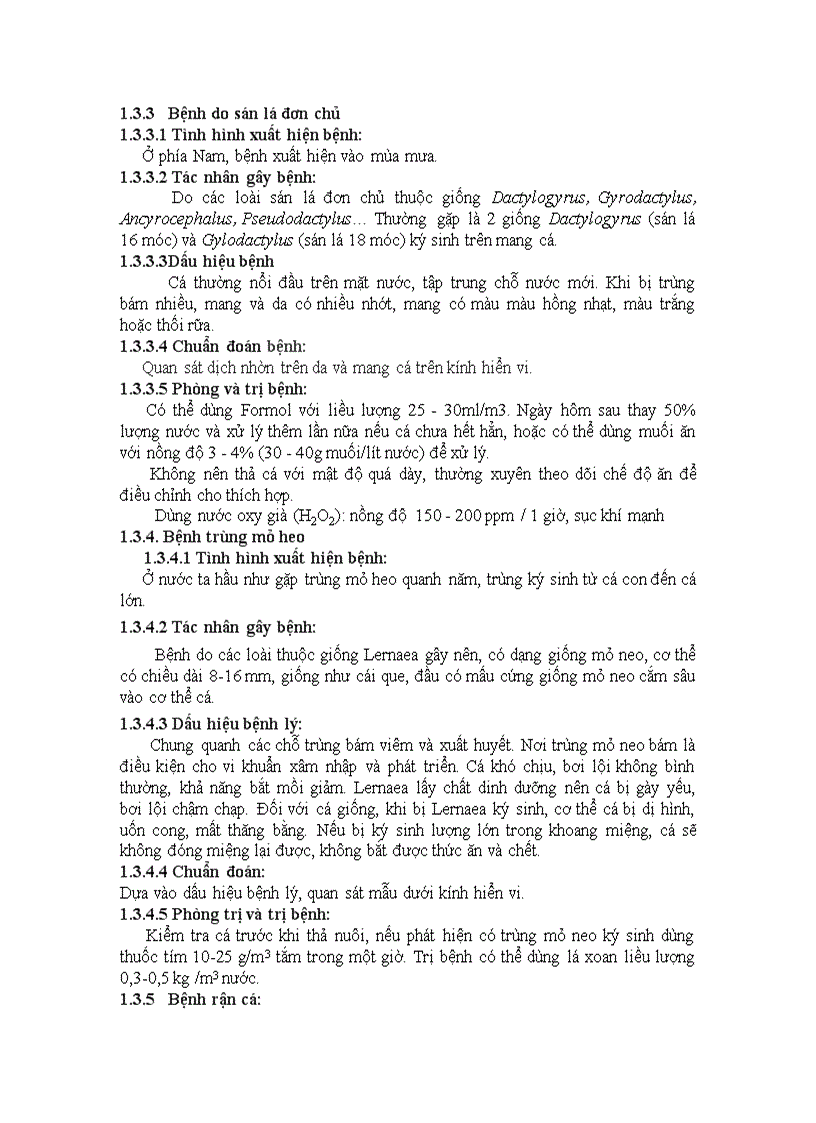 image for page Bệnh trên cá tra cá basa