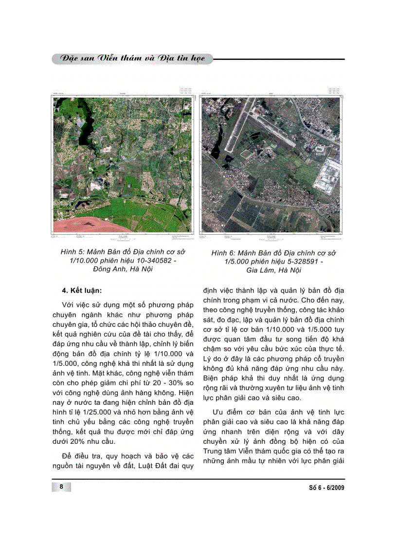 image for page Nghiên cứu tích hợp giữa GIS và GPS thành lập bản đồ 1 10 000 và 1 5 000 trong quan lý đất đai và quy hoach tổng thể