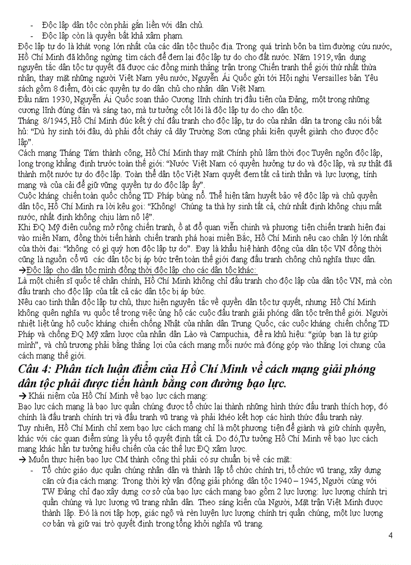 image for page Câu hỏi ôn thi môn tư tưởng hồ chí minh