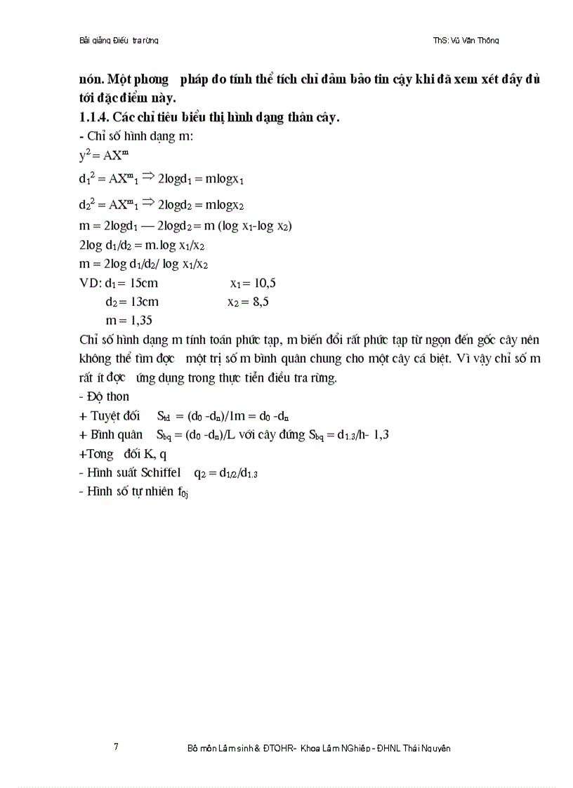 image for page Bài giảng điều tra rừng