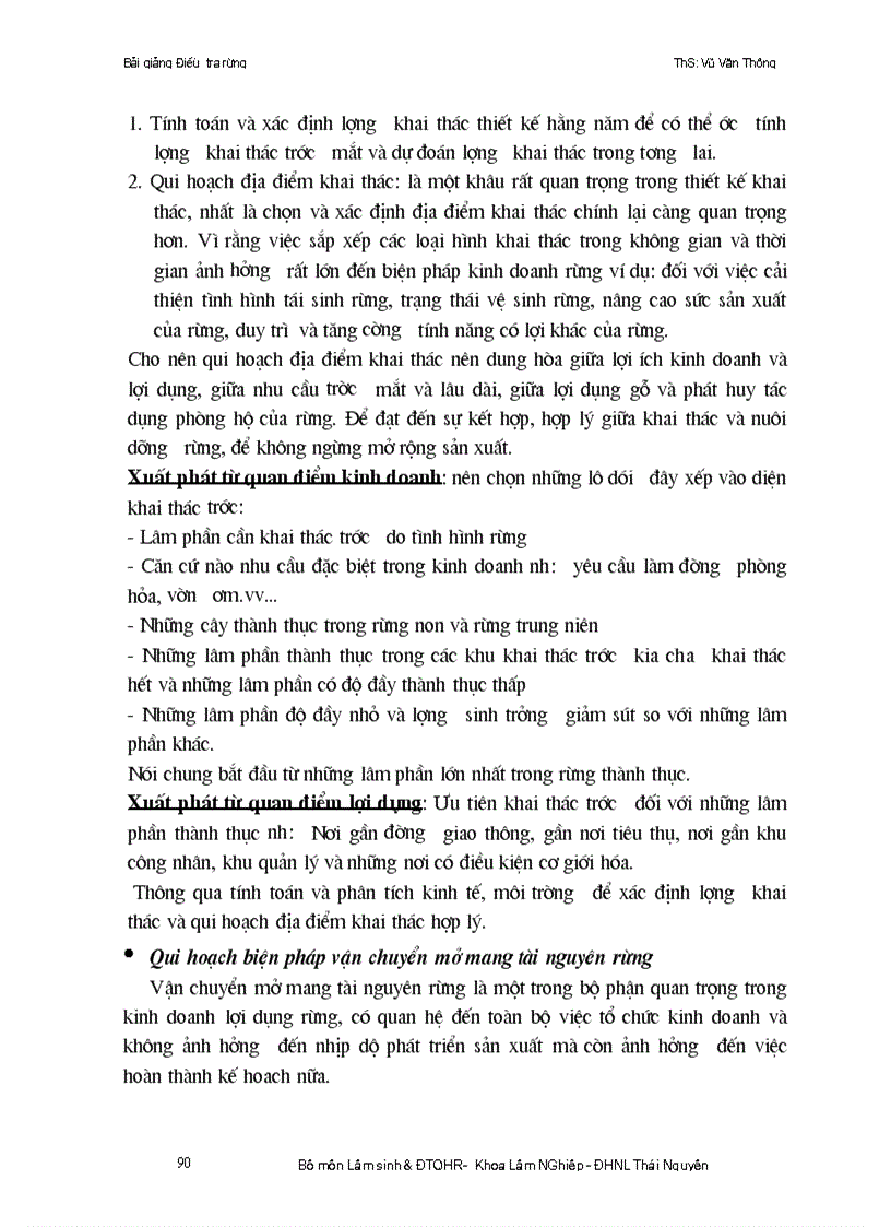 image for page Bài giảng điều tra rừng