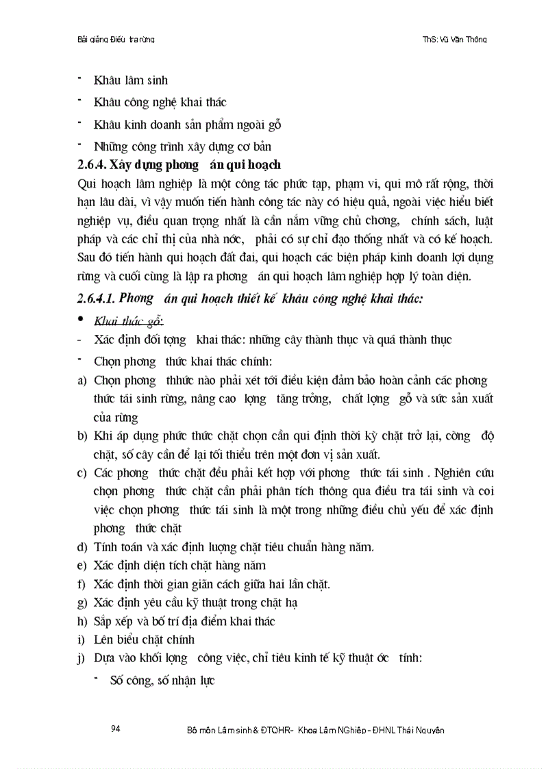 image for page Bài giảng điều tra rừng