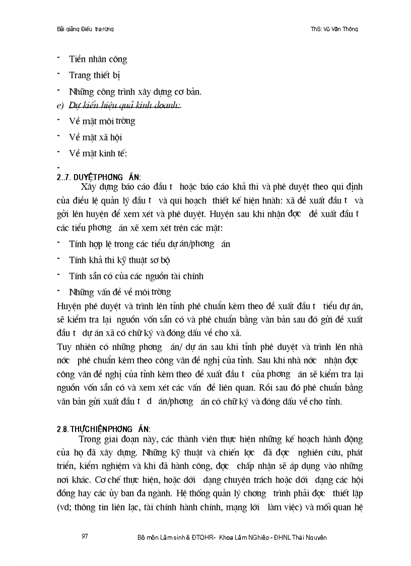 image for page Bài giảng điều tra rừng