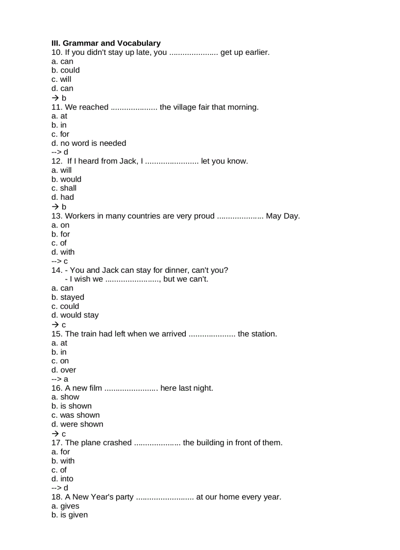 image for page Tài liệu luyện thi trắc nghiệm Tiếng anh Level A B C