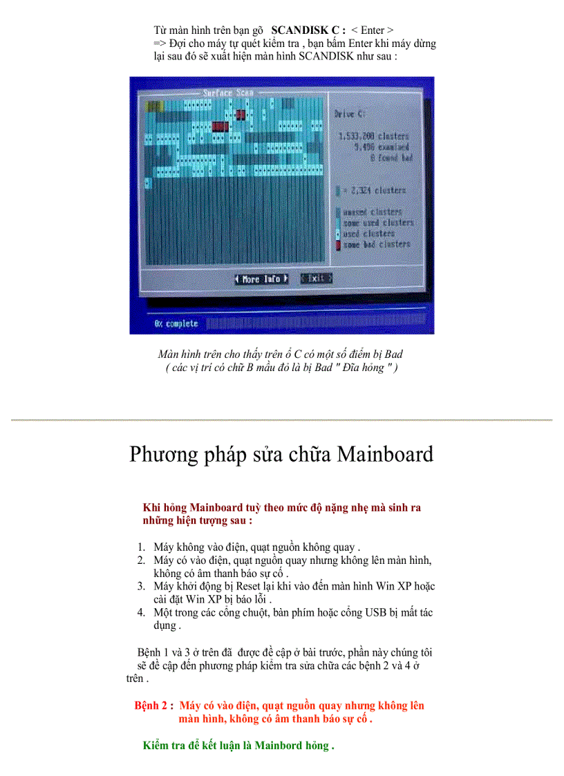 image for page Hướng dẫn sửa chữa máy tinh