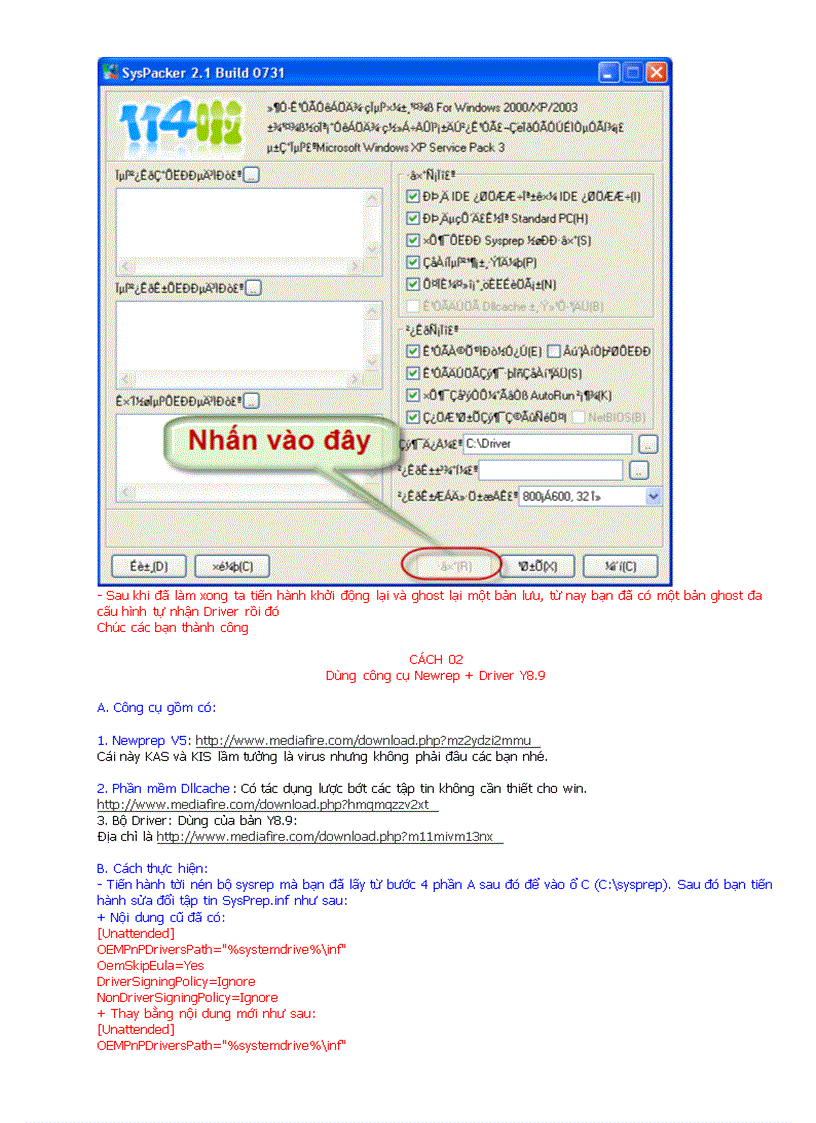 image for page Tạo đĩa ghost da cấu hình