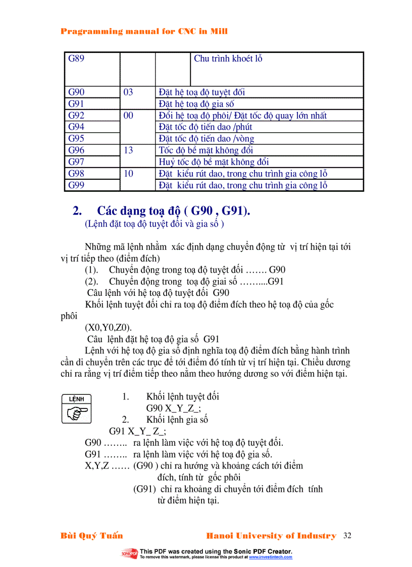image for page Giáo trình CNC cho máy phay