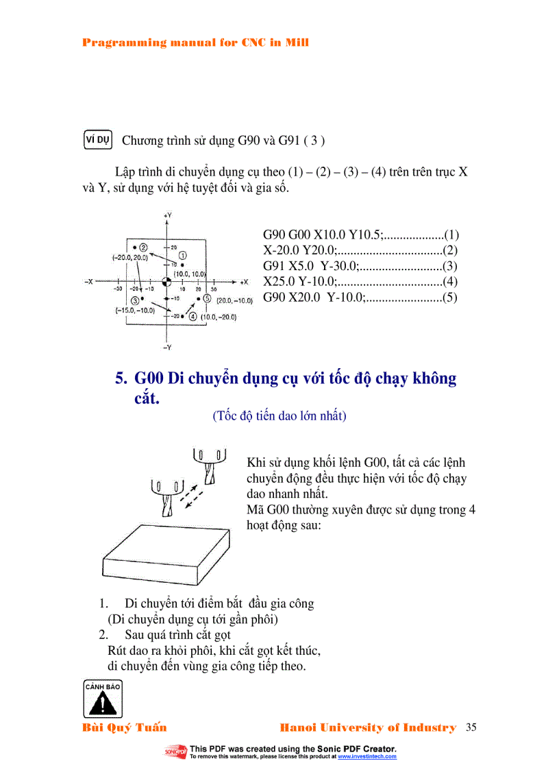 image for page Giáo trình CNC cho máy phay