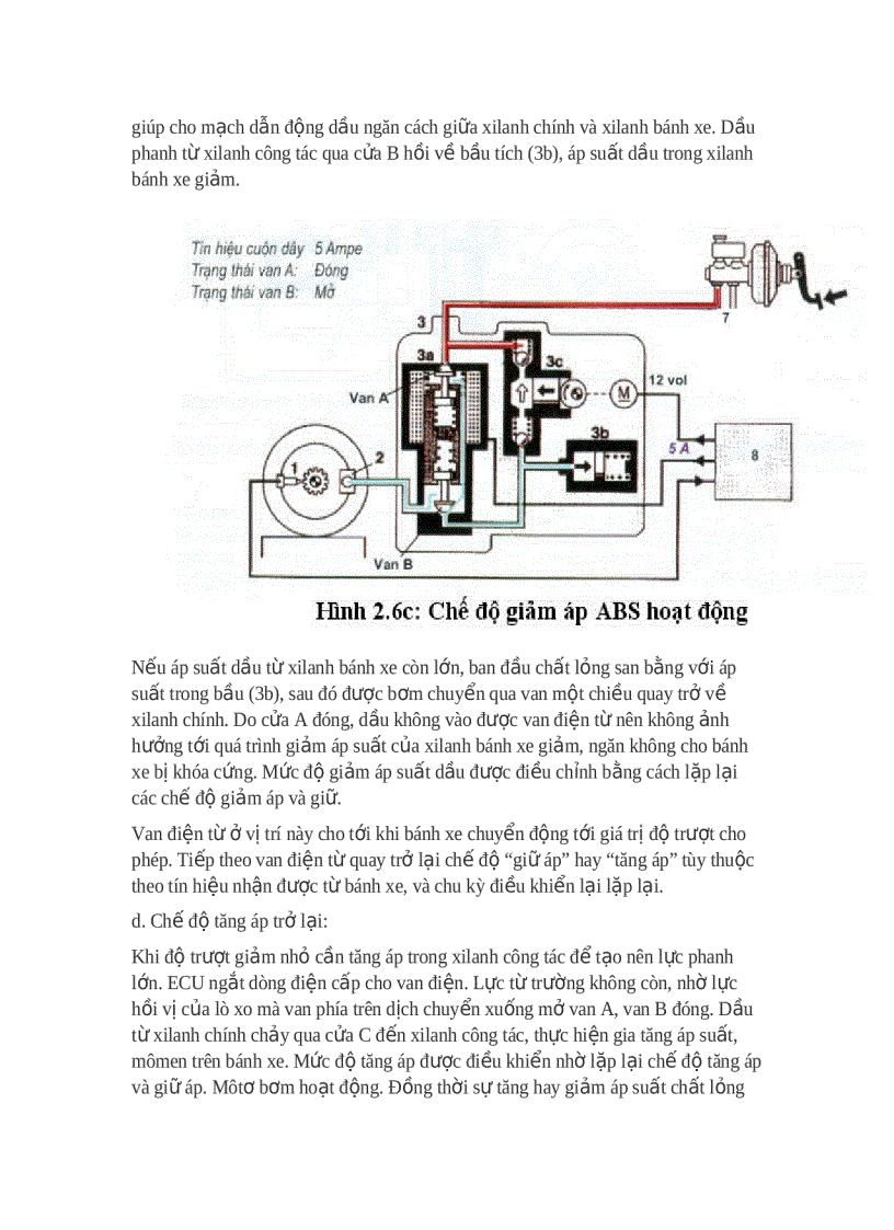 image for page Sơ đồ bố trí phanh ABS trên xe con