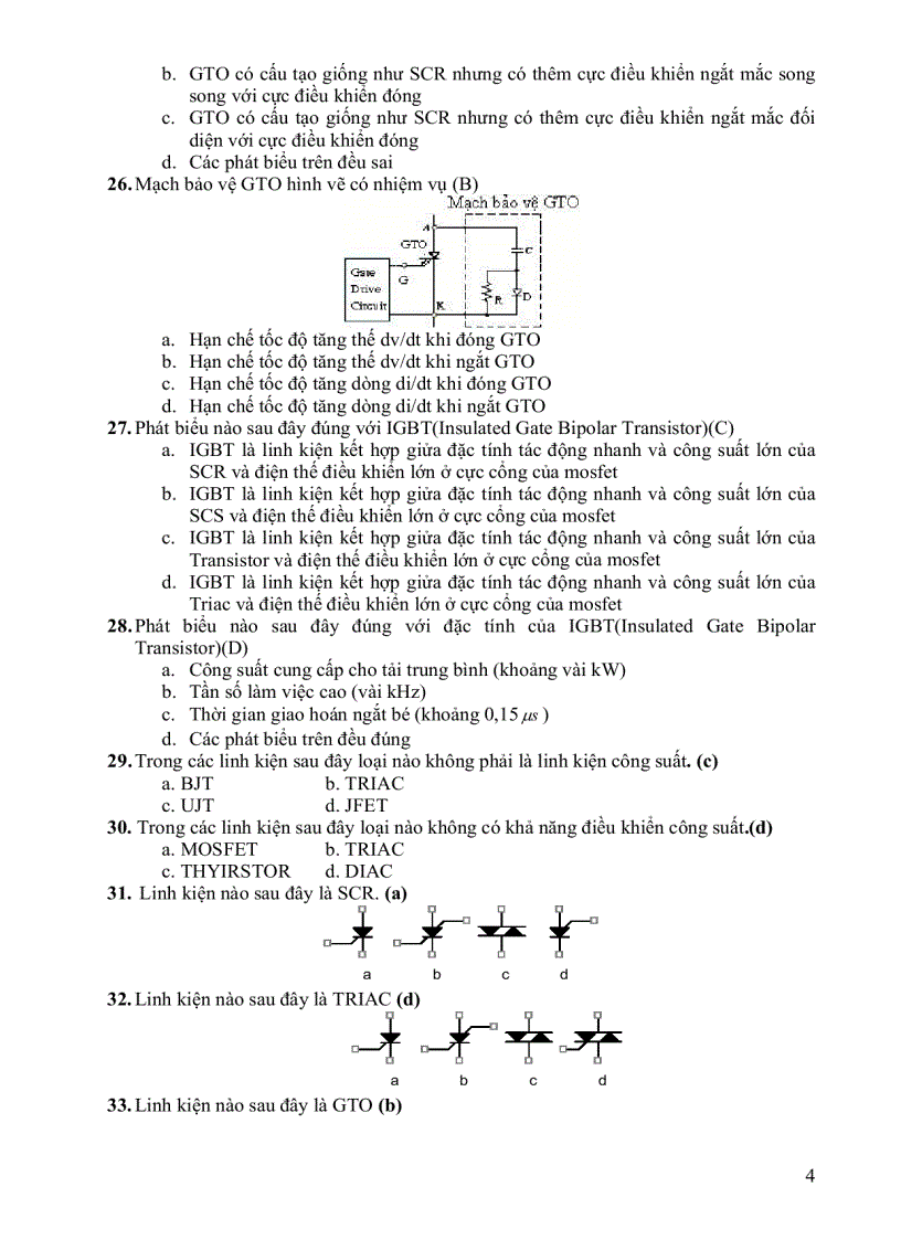 image for page Trắc nghiệm điện tử công suất