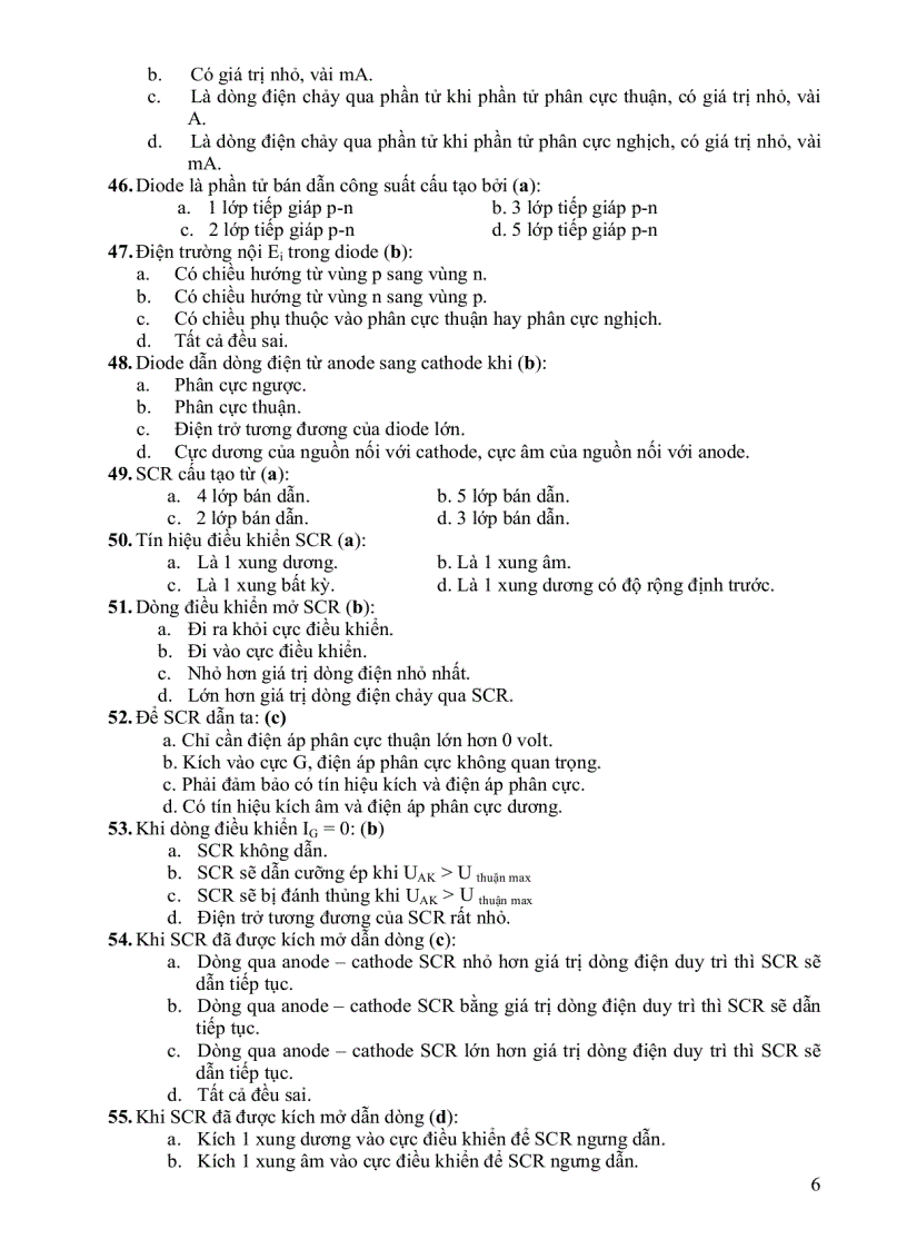 image for page Trắc nghiệm điện tử công suất