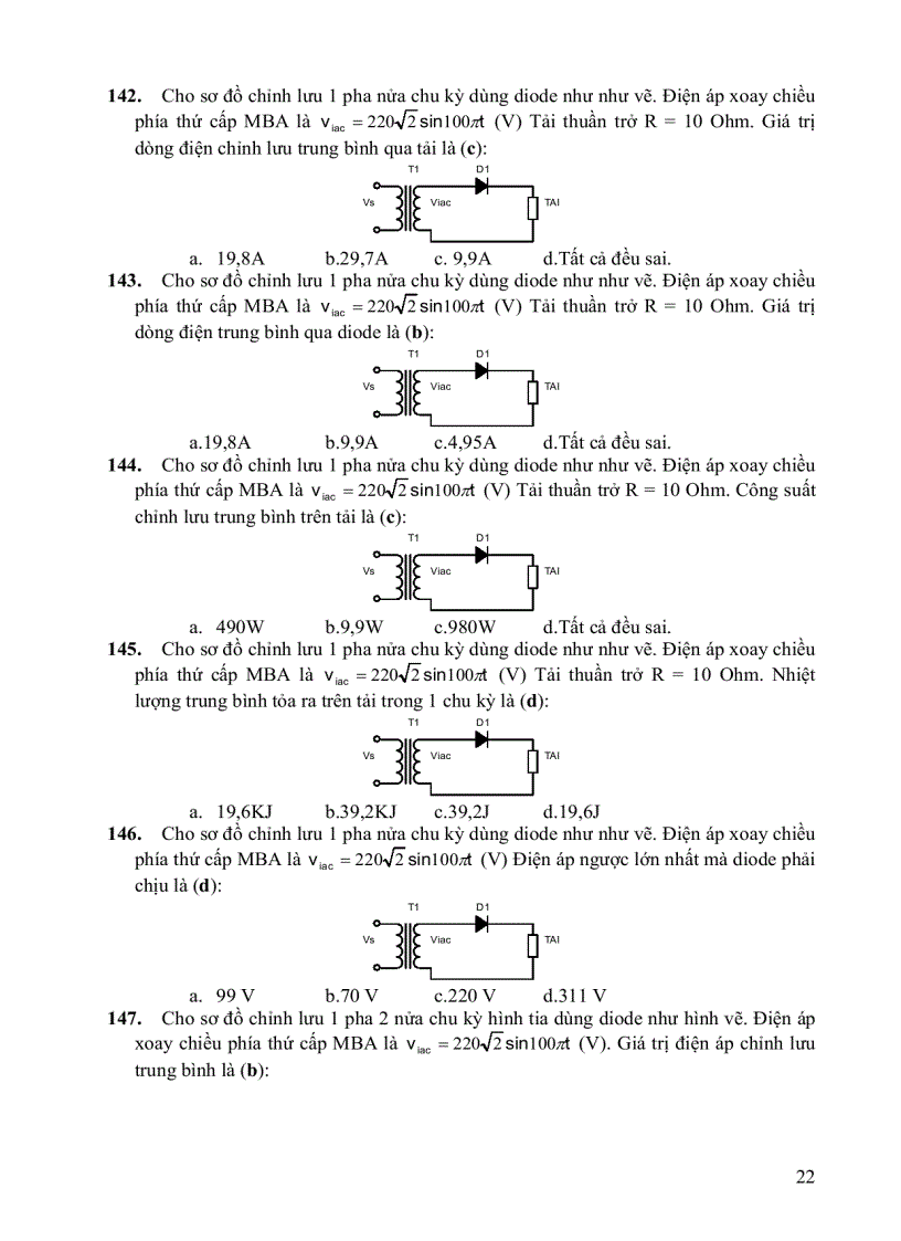 image for page Trắc nghiệm điện tử công suất