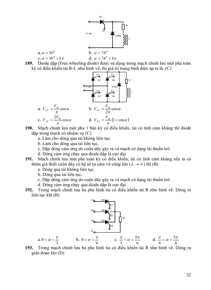 image for page Trắc nghiệm điện tử công suất