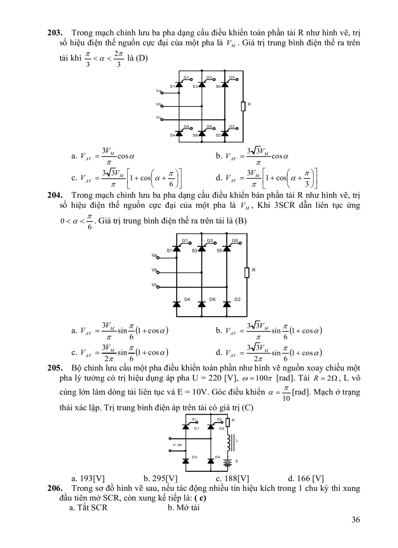 image for page Trắc nghiệm điện tử công suất