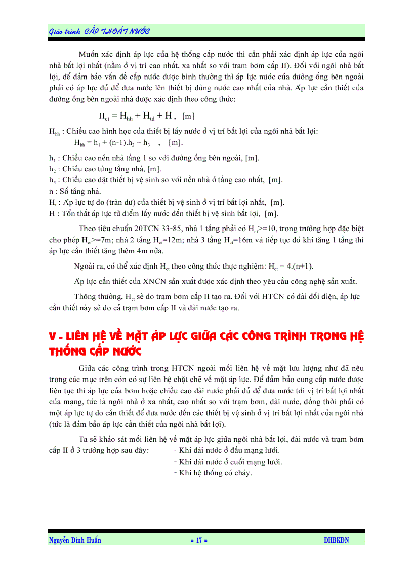 image for page Cấp thoát nước