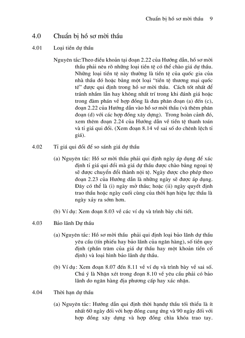 image for page Công tác đấu thầu của các dự án