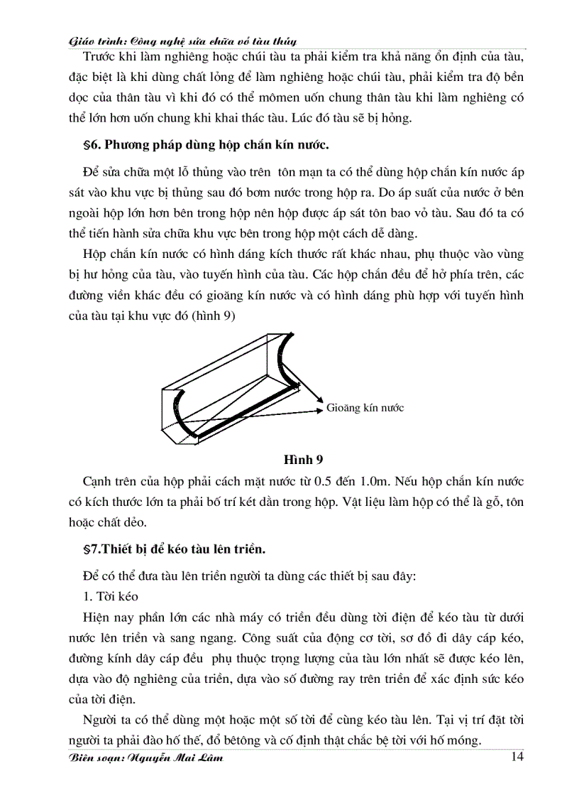 image for page Công nghệ sửa chữa tàu thủy