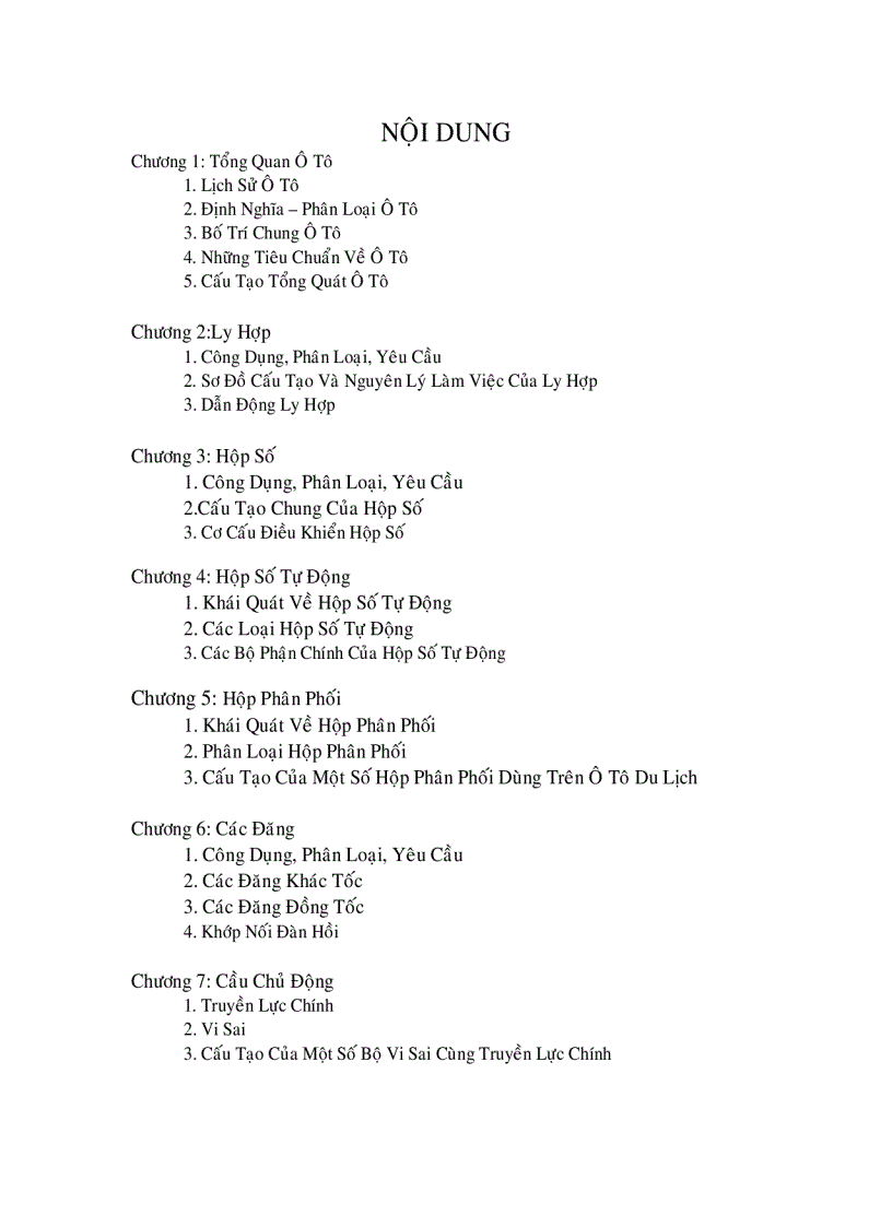 image for page Kết cấu ô tô