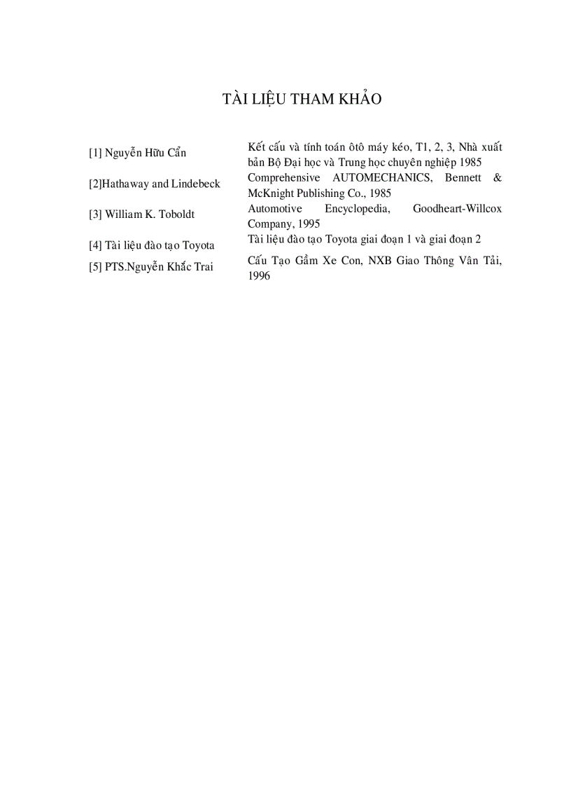 image for page Kết cấu ô tô