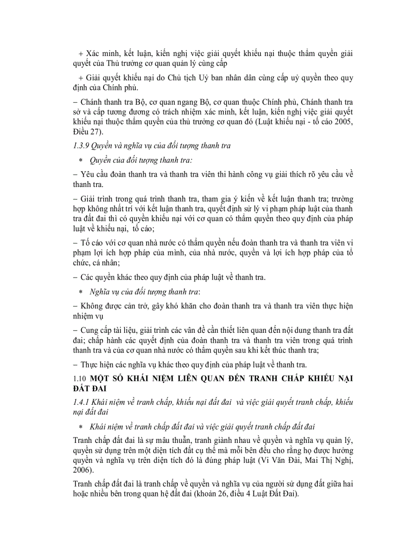 image for page Đánh giá thực trạng công tác thanh tra về giải quyết khiếu nại và tranh chấp đất đai tại thị xã châu đốc tỉnh an giang từ năm 2005 đến năm 2010