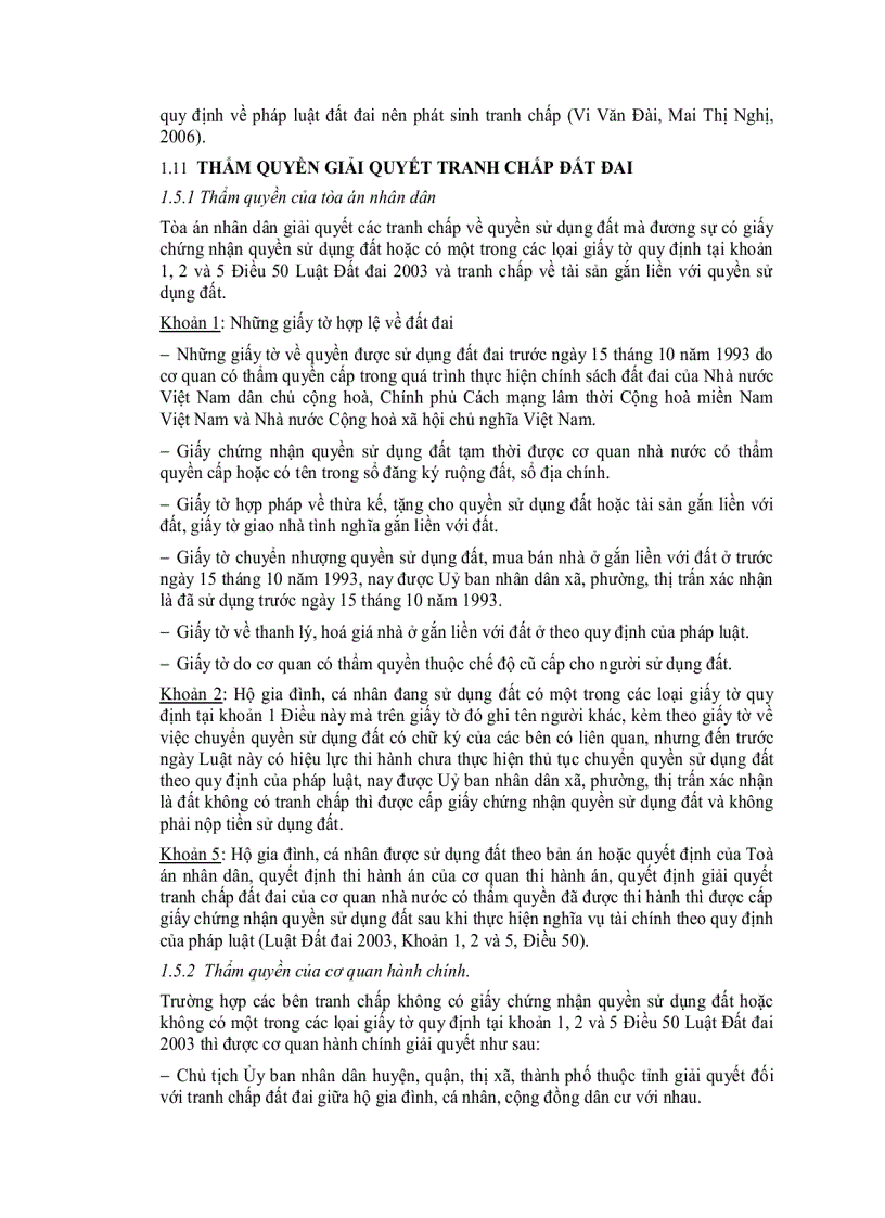 image for page Đánh giá thực trạng công tác thanh tra về giải quyết khiếu nại và tranh chấp đất đai tại thị xã châu đốc tỉnh an giang từ năm 2005 đến năm 2010