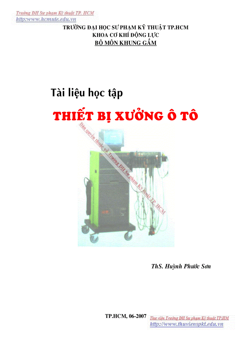 image for page Thiết bị xưởng ô tô