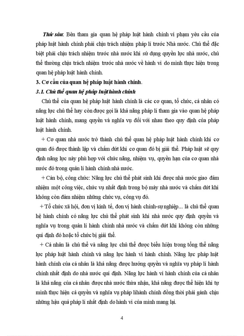 image for page Phân loại các quan hệ phấp luật hành chính và các đặc điểm cơ bản của từng loại quan hệ pháp luật hành chính đó