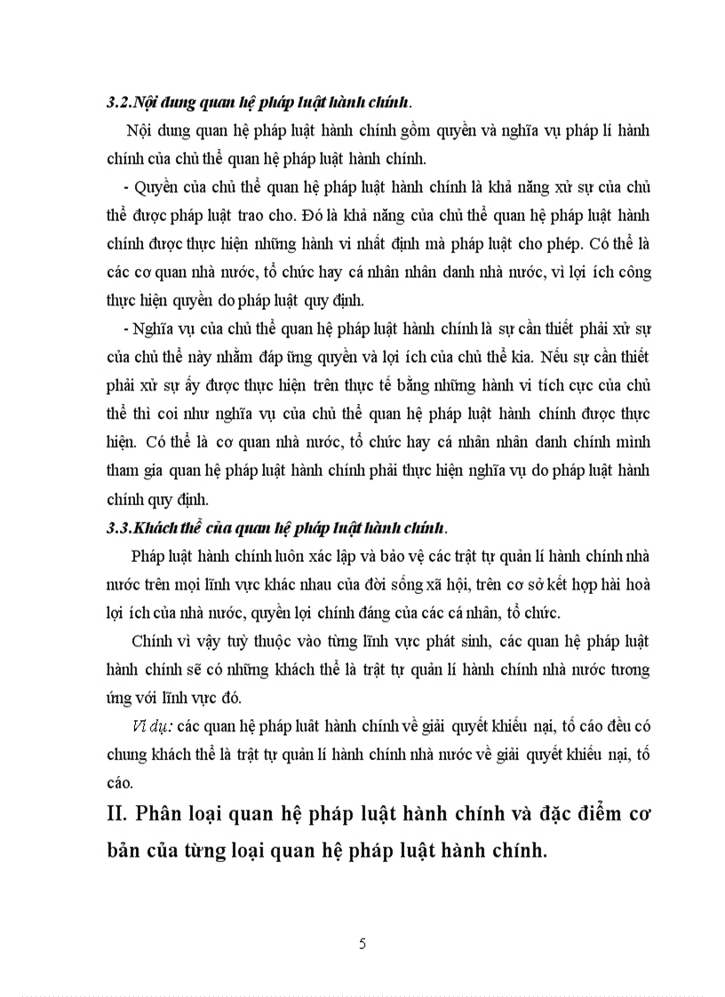image for page Phân loại các quan hệ phấp luật hành chính và các đặc điểm cơ bản của từng loại quan hệ pháp luật hành chính đó