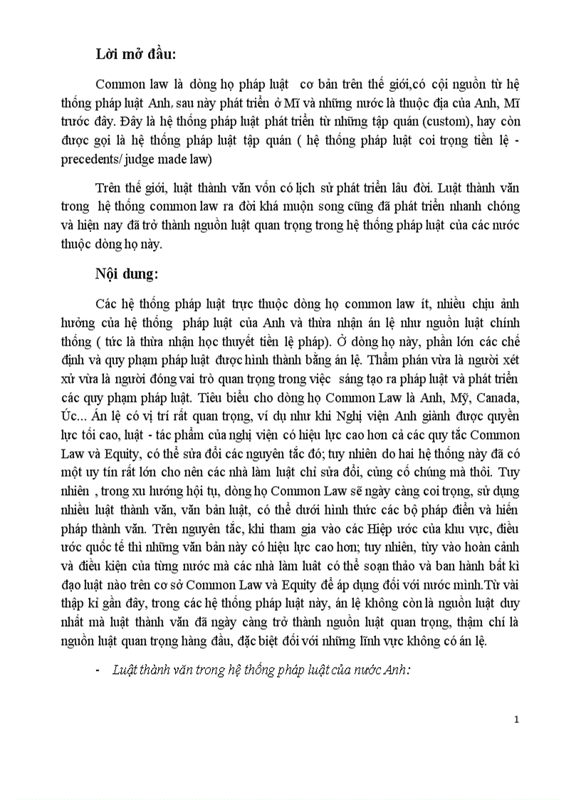 image for page Thành văn trong hệ thống common law