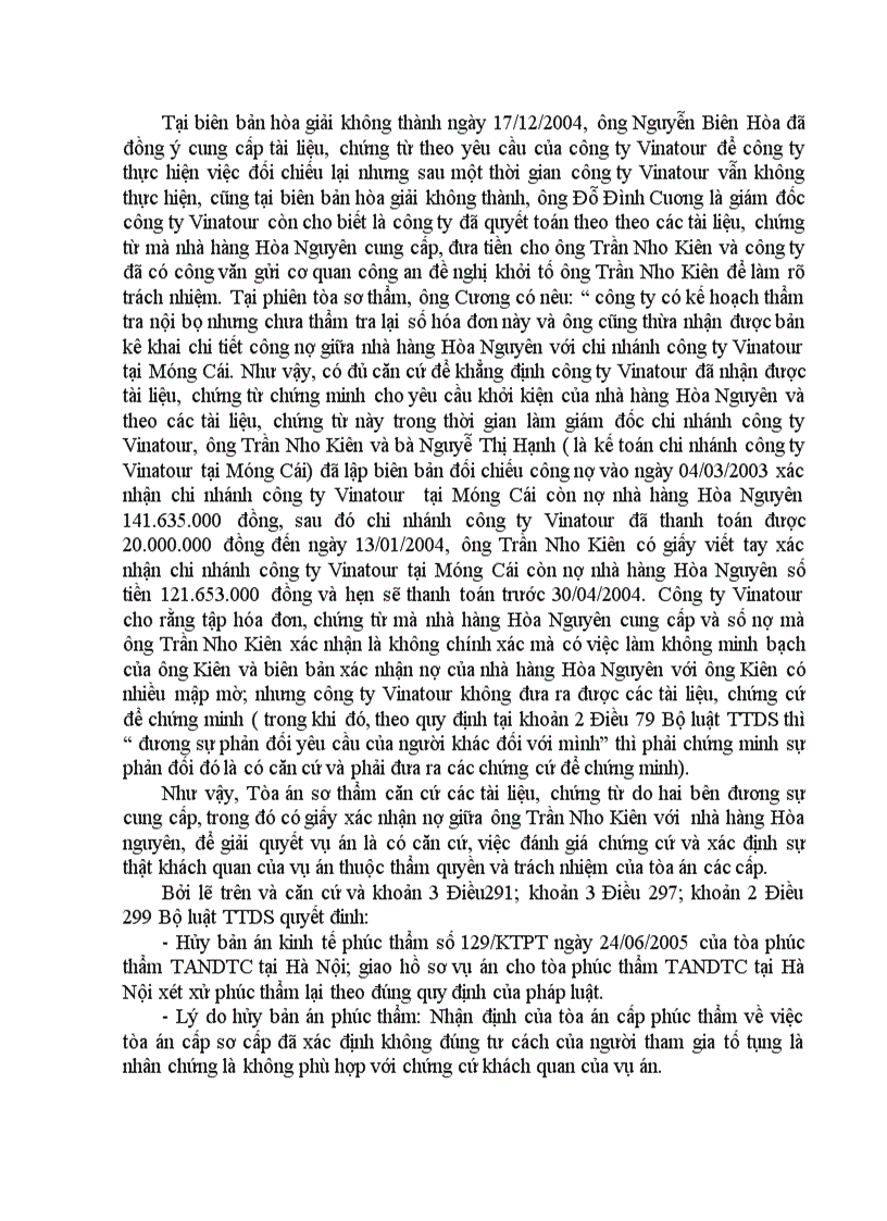 image for page Ba vụ án tranh chấp dịch vụ