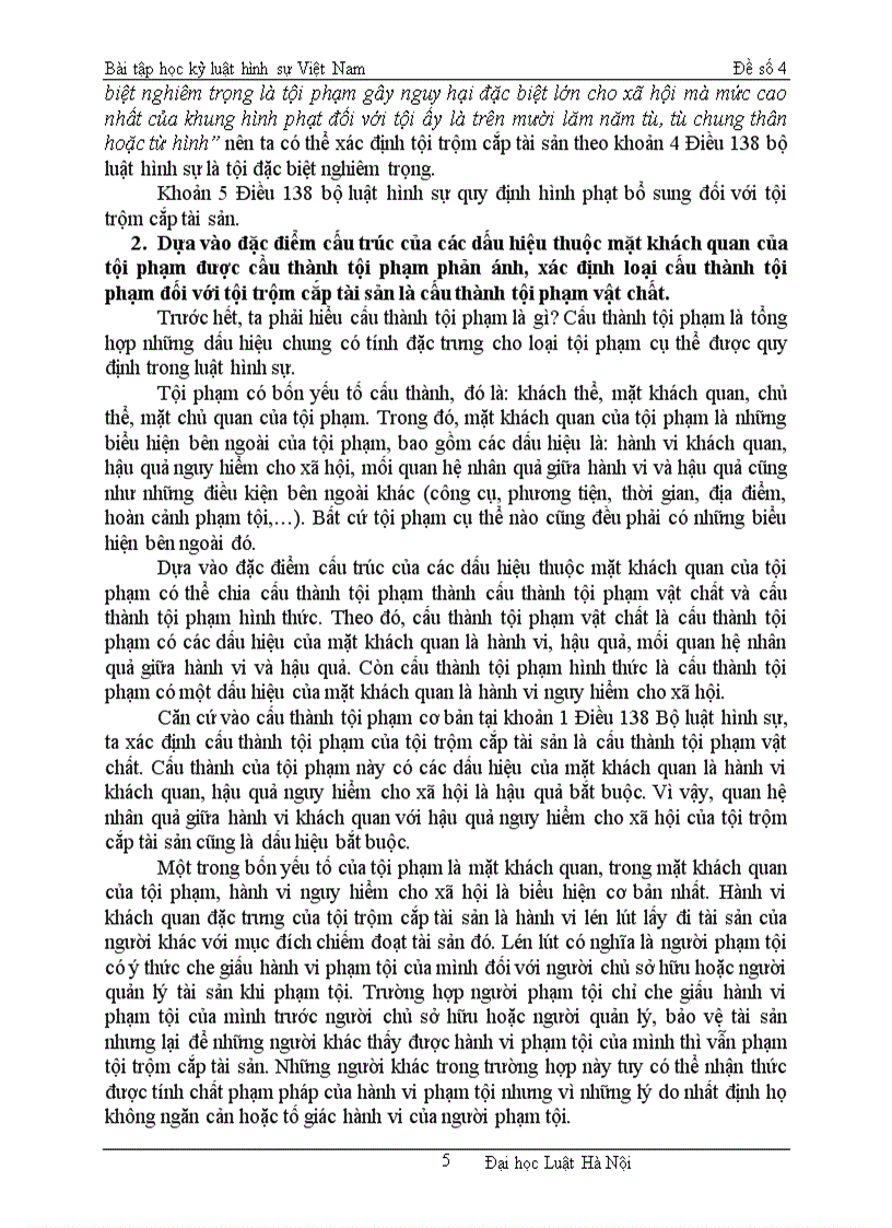 image for page Bài học kỳ hình sự đề số 4