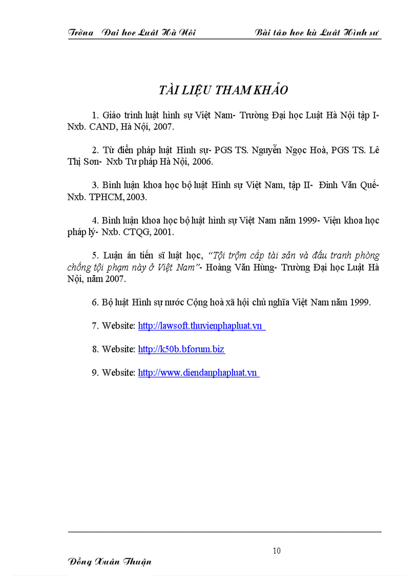 image for page Bài học kỳ hình sự đề số 4 2