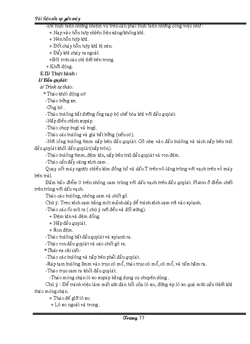 image for page Tài liệu sửa xe máy