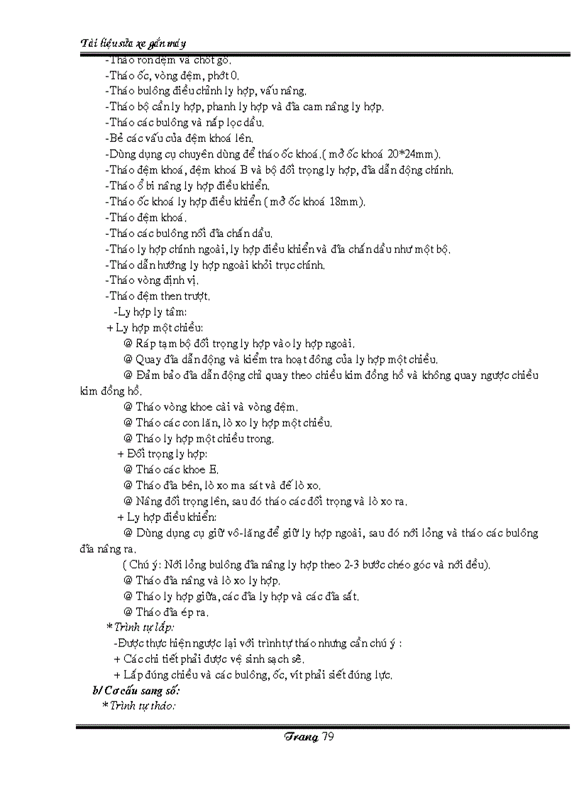 image for page Tài liệu sửa xe máy