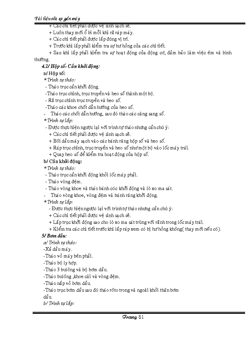 image for page Tài liệu sửa xe máy