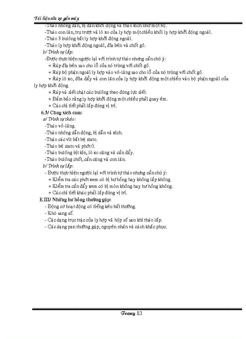 image for page Tài liệu sửa xe máy