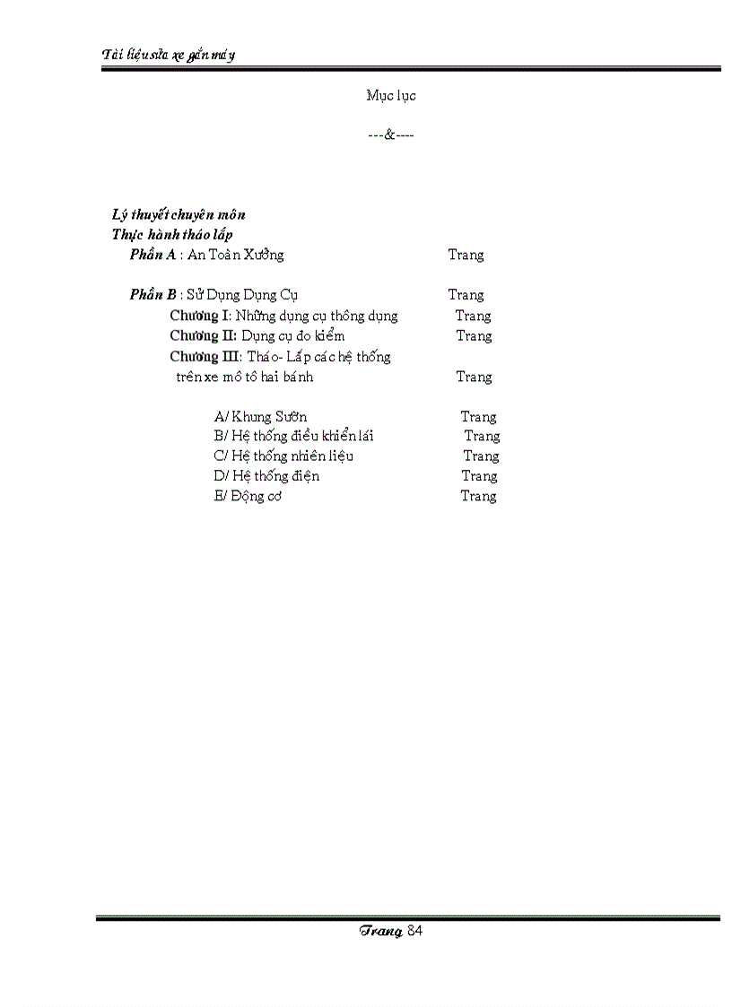 image for page Tài liệu sửa xe máy