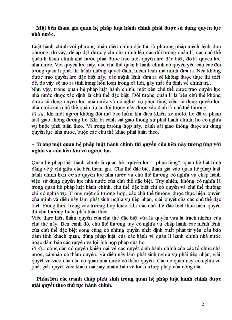 image for page Phân tích khái niệm và đặc điểm của quan hệ pháp luật hành chính