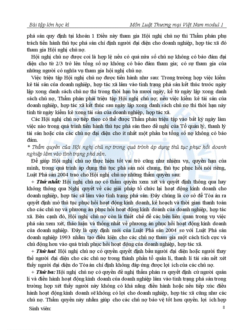 image for page Một số vấn đề cơ bản về thủ tục phục hồi hoạt động kinh doanh của doanh nghiệp hợp tác xã lầm vào tình trạng phá sản được quy định tại Luật Phá sản 2004