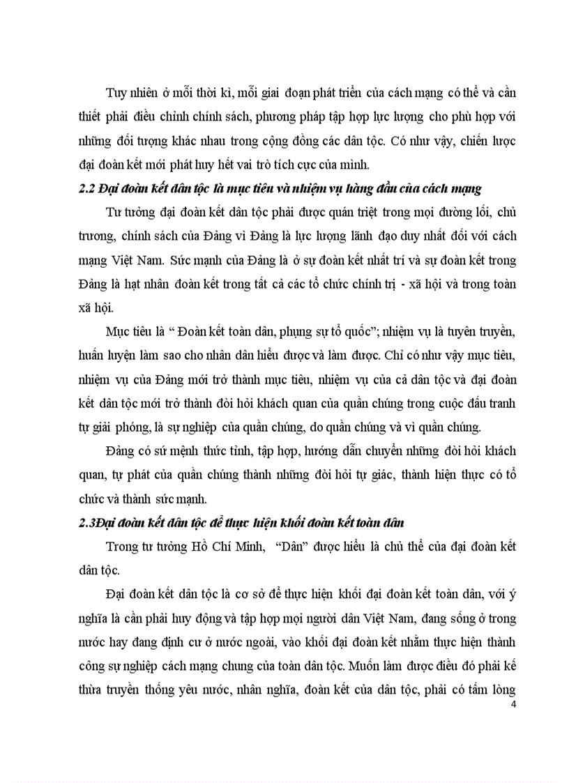 image for page Phân tích quan điểm của Hồ Chí Minh về đại đoàn kết dân tộc