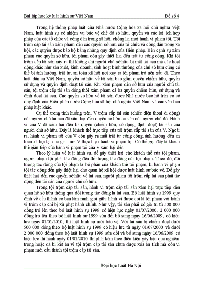 image for page Bài tập lớn học kỳ hình sự đề số 4