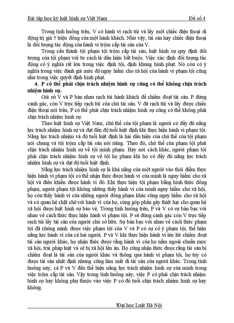 image for page Bài tập lớn học kỳ hình sự đề số 4