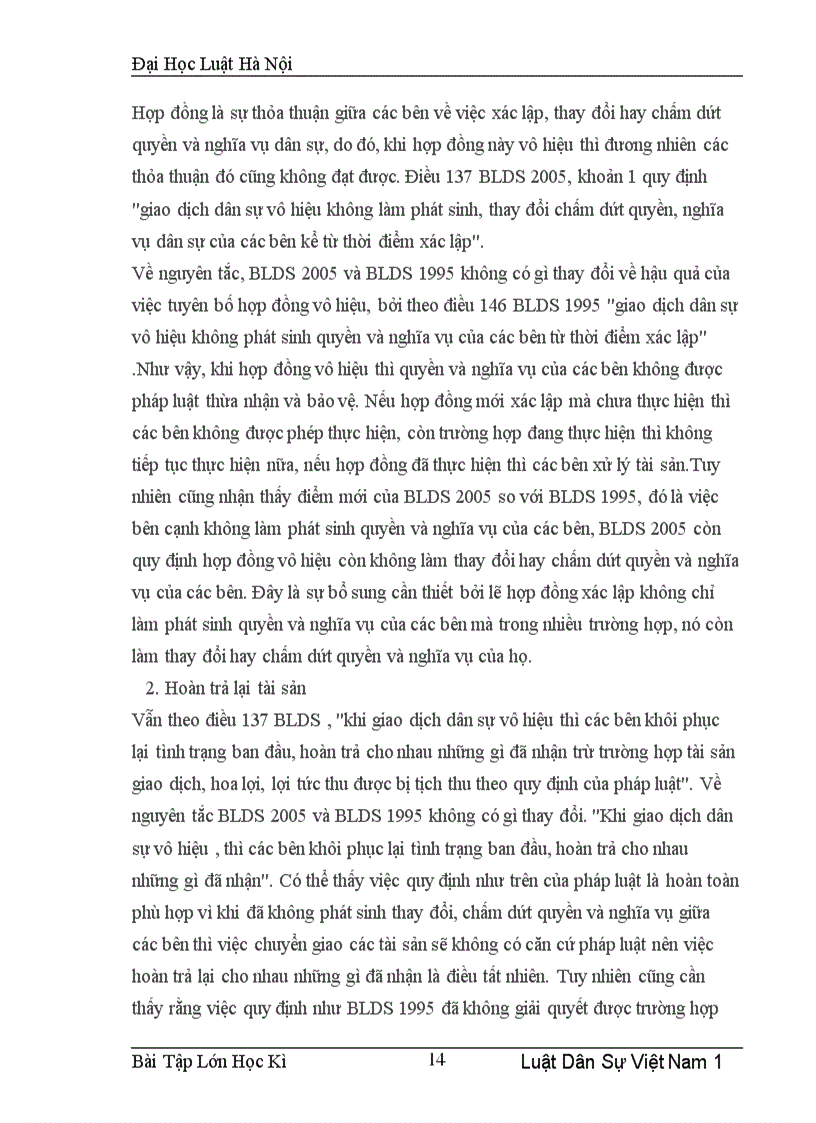 image for page Giao dịch dân sự vô hiệu và hậu quả pháp lý của tuyên bố giao dịch dân sự vô hiệu