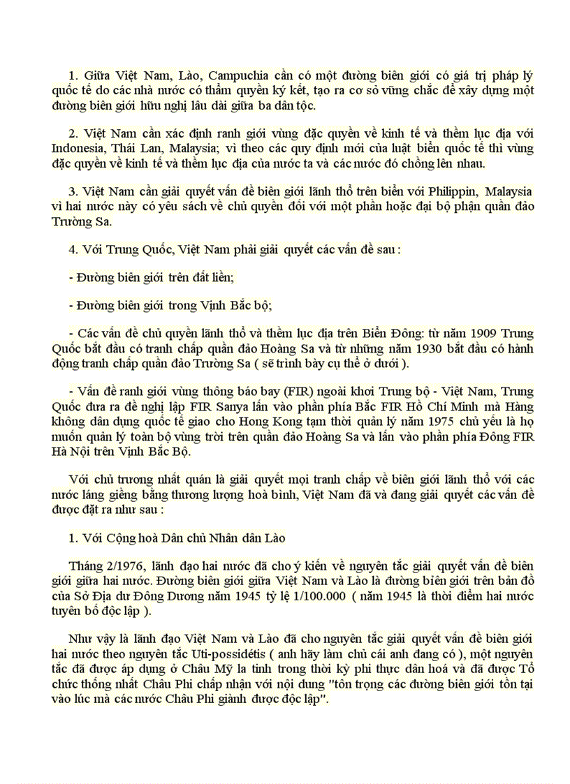image for page Những vấn đề về chủ quyền lãnh thổ giữa Việt Nam và các nước láng giềng 1