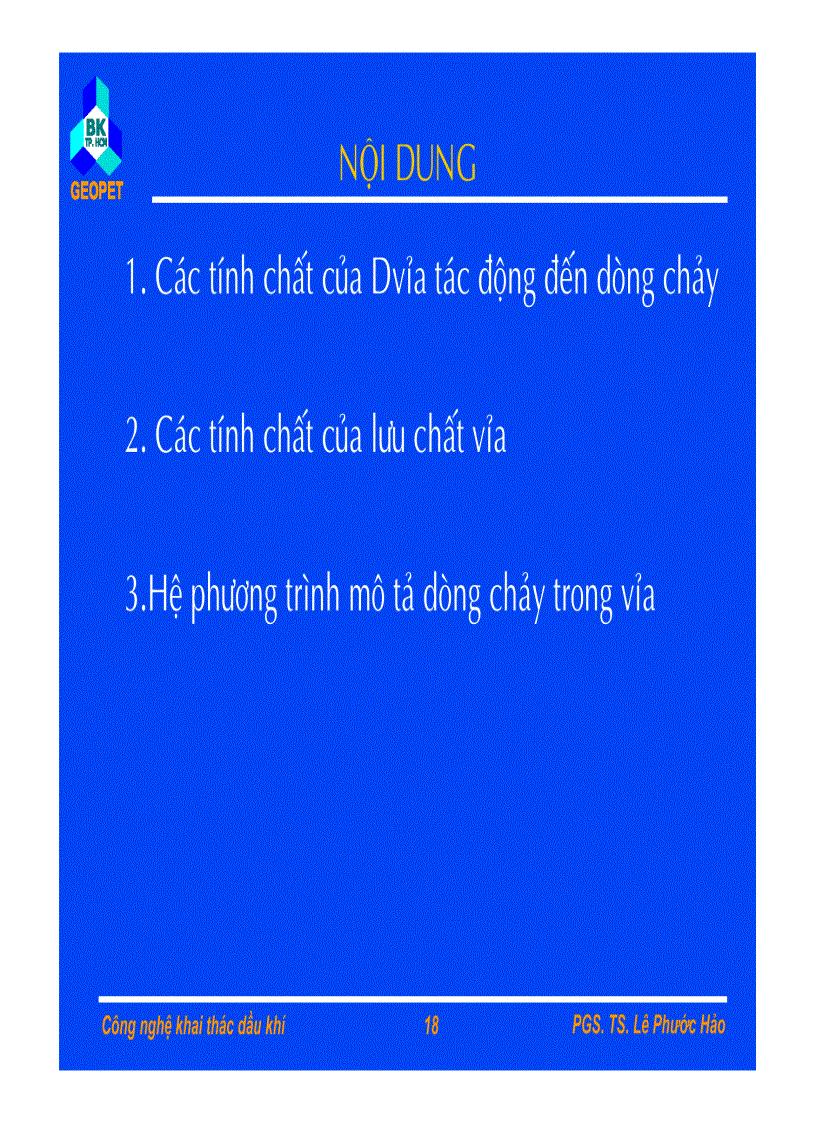 image for page Bài giảng công nghệ khai thác dầu khí